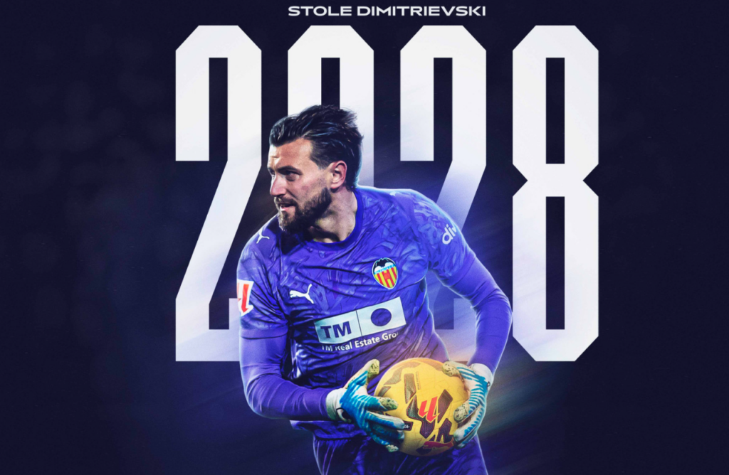 Валенсија потврди, нов договор за Столе Димитриевски до 2028-ма!