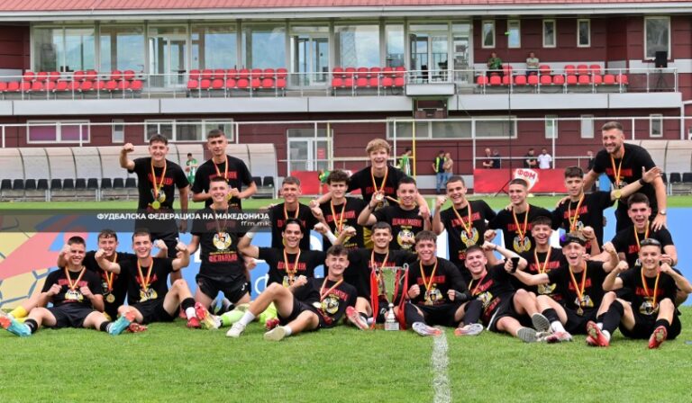 Кадетите на Вардар ја освоија двојната круна по драматично финале со Пелистер