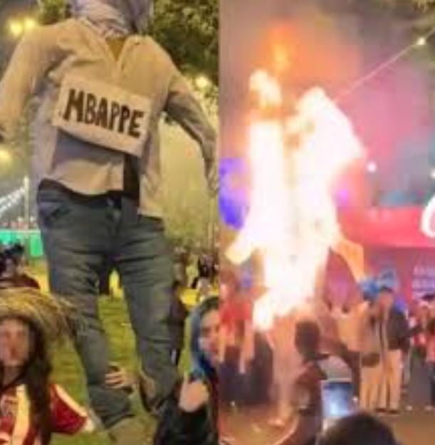 Парагвајците запалија кукла на Килијан Мбапе по елиминацијата од Светското првенство (ВИДЕО)